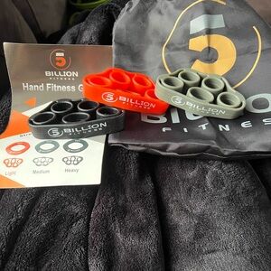 Hand Grip Strengthener Set - Black, Red, Gray